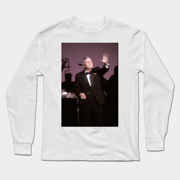 Frank Sinatra Photograph Long Sleeve T-Shirt by Concert Photos